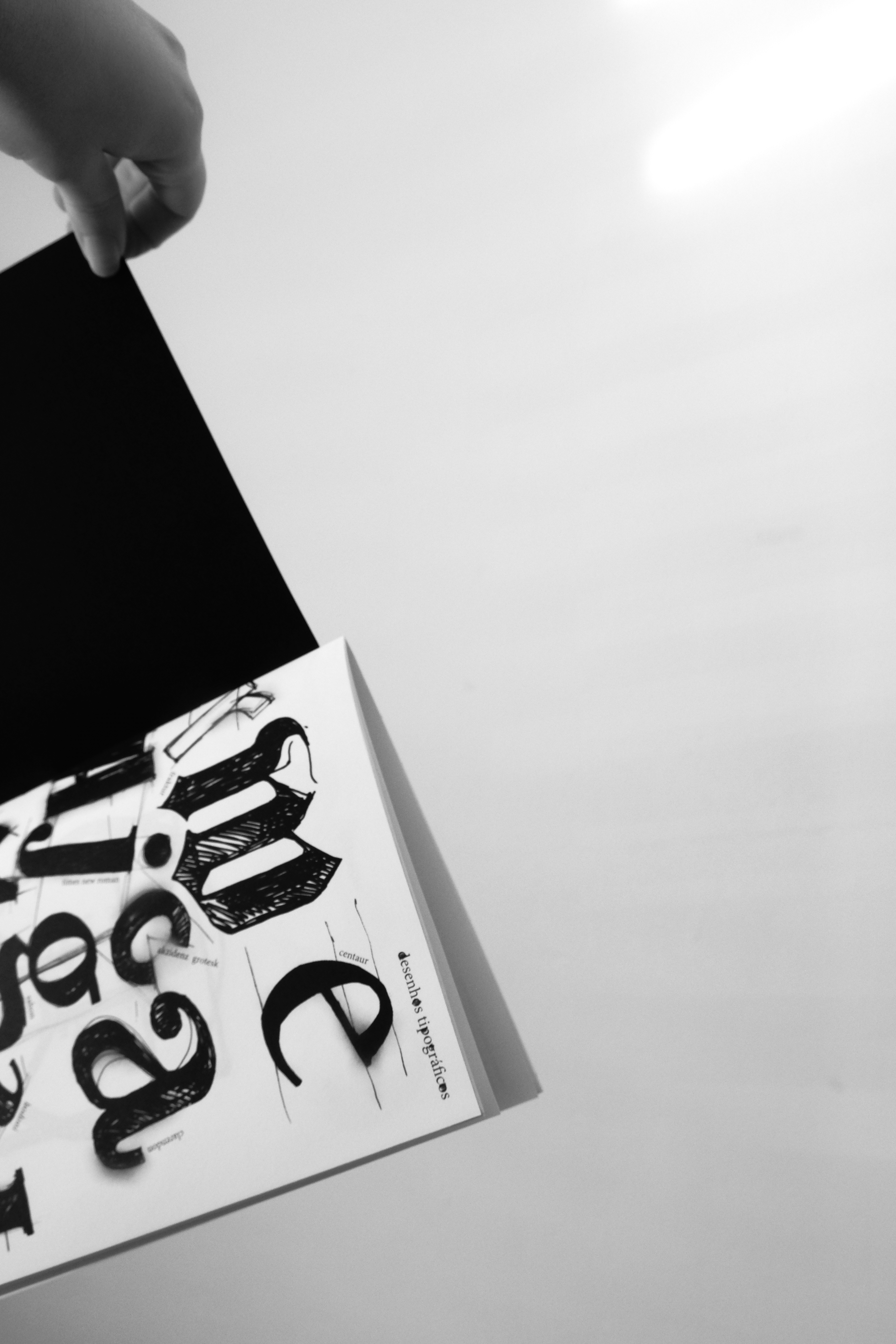 Photo of prototype hanging.